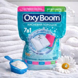 Oxy Boom Набір для чистоти — кисневий порошок 1000 г + еко - засіб для миття посуду 500 мл